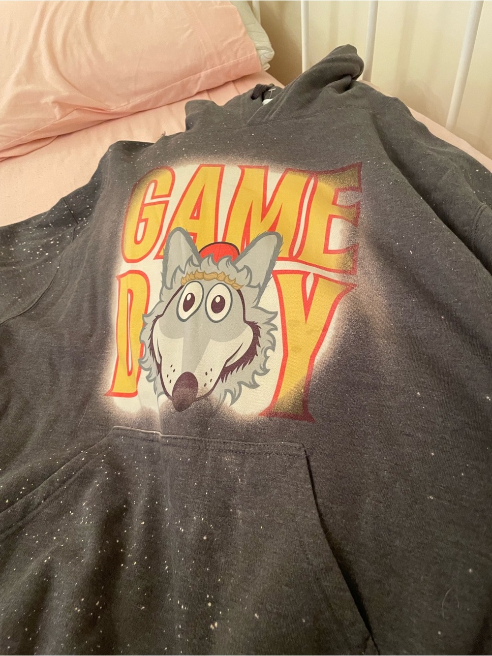 Gildan Dark Gray 'Game Day' Kansas City Chiefs Pullover Hoodie